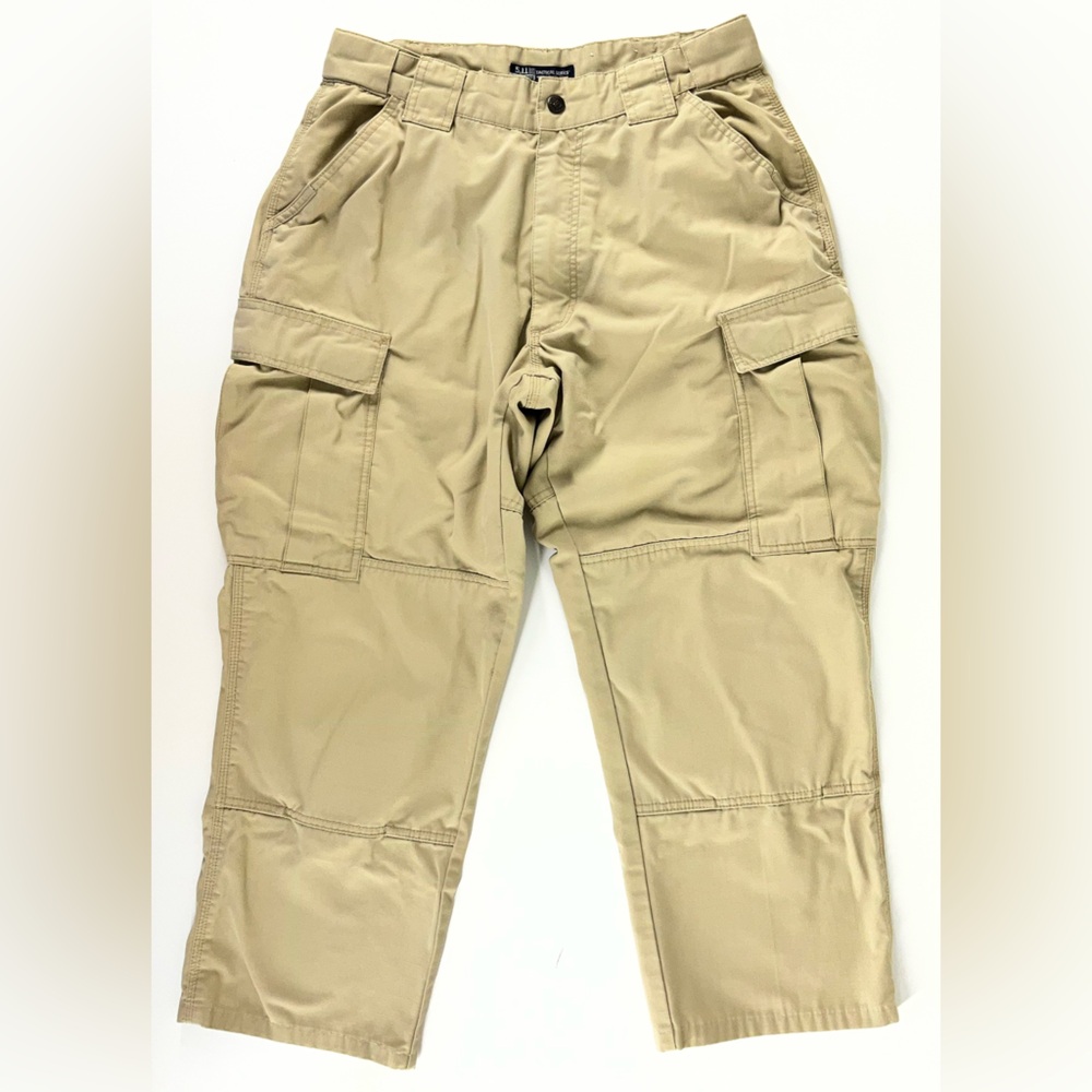 5.11 Tactical TDU Ripstop Men's Khaki Pants Size 35.5 - 39 Style 74003